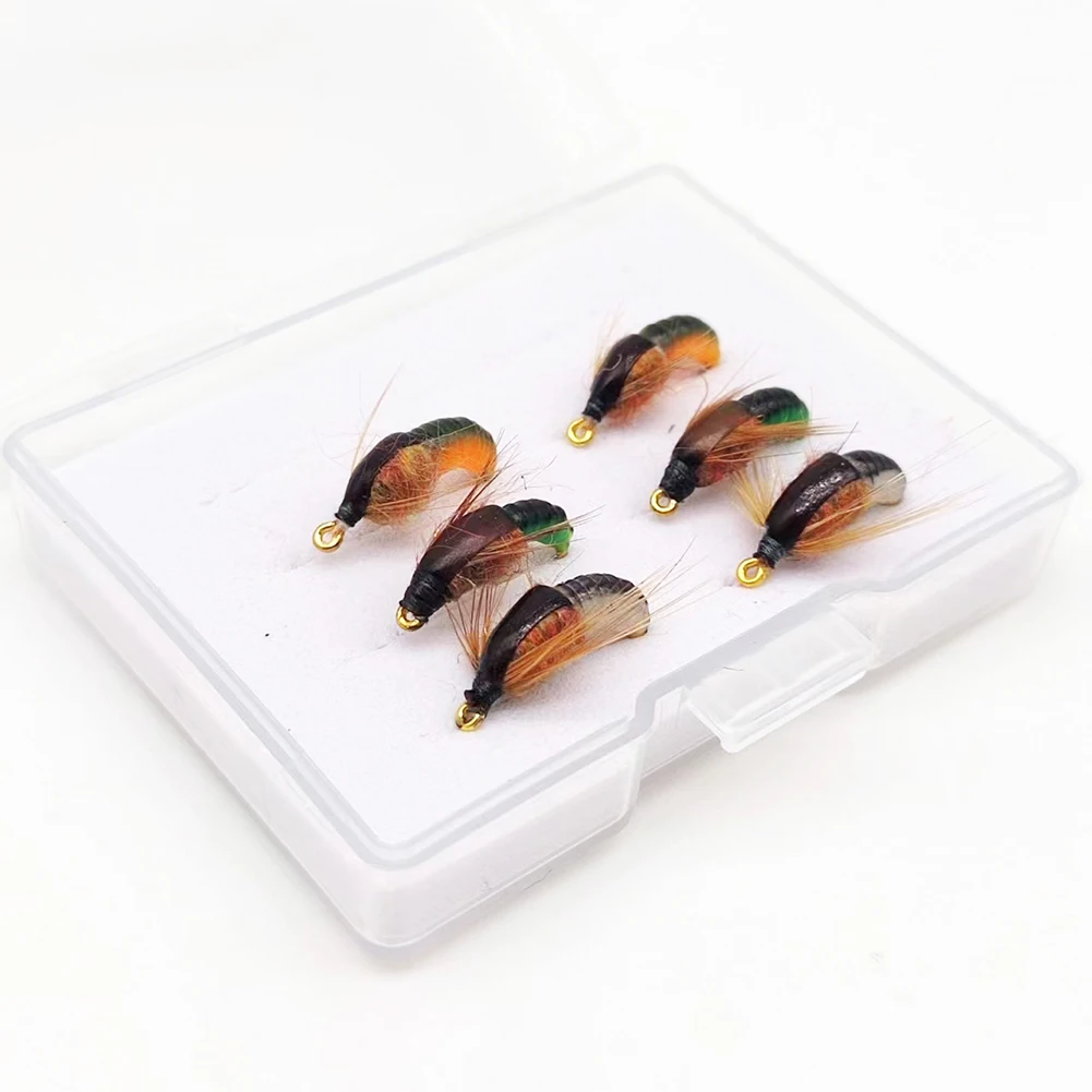 6pcs Fly Fishing Fly Hook Lures Nymph Bait For Pike Bass Trout Almon Carp Bionic Fake Baits Fly Fishhook Carp Fishing Tackle
6pcs Fly Fishing Fly Hook Lures Nymph Bait For Pike Bass Trout Almon Carp Bionic Fake Baits Fly Fishhook Carp Fishing Tackle