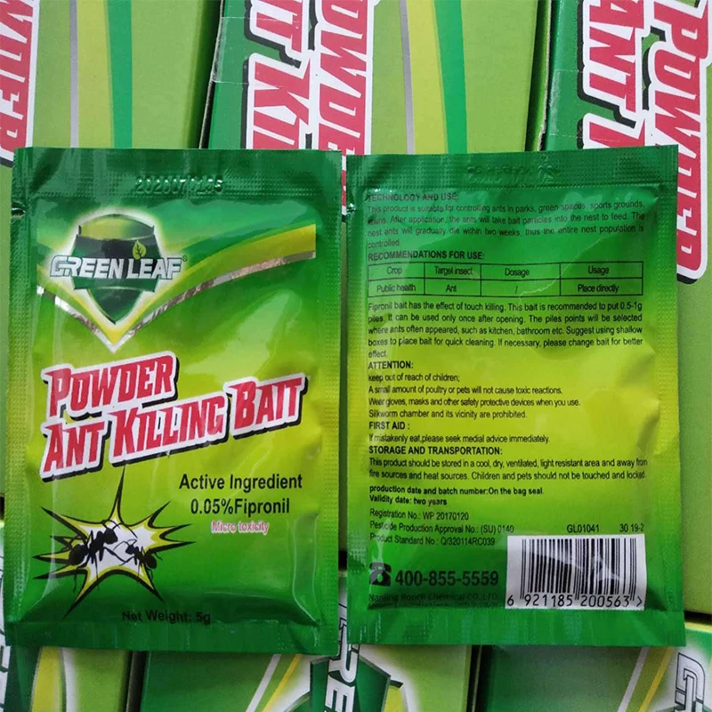 6PCS Ants Bait Powder Yellow Black Ant Medicine Pesticide Home Pest Control Killer Household Cleaning Supplies
6PCS Ants Bait Powder Yellow Black Ant Medicine Pesticide Home Pest Control Killer Household Cleaning Supplies