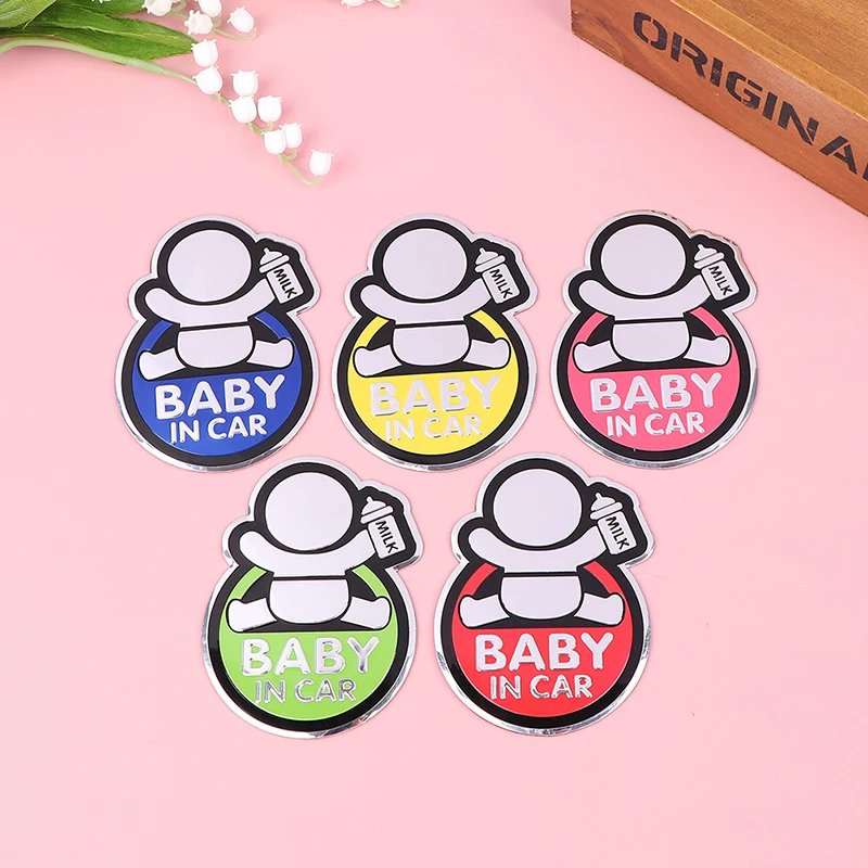 Baby In Car Aluminum Sticker Car Personality Warning Stickers
Baby In Car Aluminum Sticker Car Personality Warning Stickers