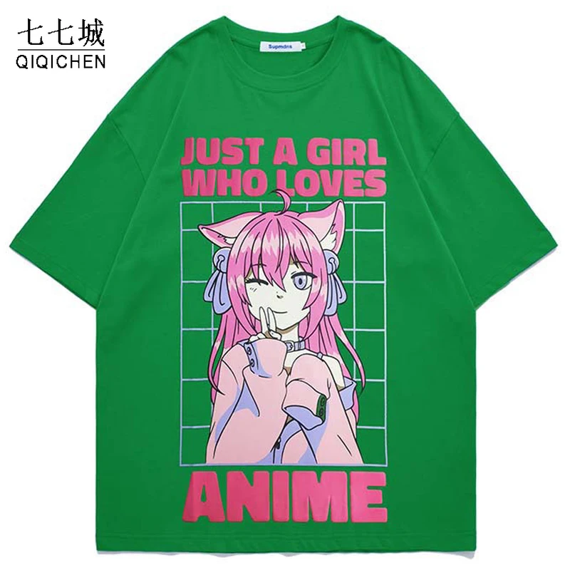 Mens Japanese T-Shirt Summer Hip Hop Harajuku Anime Girl Pattern Printed T Shirts Streetwear Cotton Casual Short Sleeve Tee Tops
Mens Japanese T-Shirt Summer Hip Hop Harajuku Anime Girl Pattern Printed T Shirts Streetwear Cotton Casual Short Sleeve Tee Tops