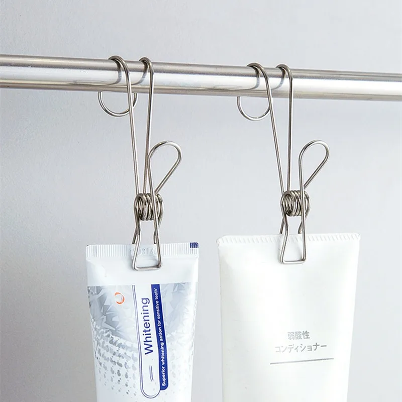 3Pcs Storage Holder Clothes Pegs Home Storage Rack Laundry Chip Hooks Photo Clip Stainless Steel Clothespins Towel Chips Hook
3Pcs Storage Holder Clothes Pegs Home Storage Rack Laundry Chip Hooks Photo Clip Stainless Steel Clothespins Towel Chips Hook