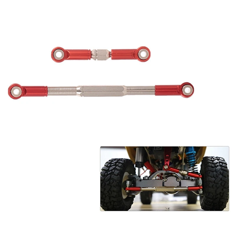 5X RC Steering Rod CNC Machining Aluminum Alloy Steering Linkage Rod Set For WPL 1608T RC Truck RC Steering Linkage Set
5X RC Steering Rod CNC Machining Aluminum Alloy Steering Linkage Rod Set For WPL 1608T RC Truck RC Steering Linkage Set