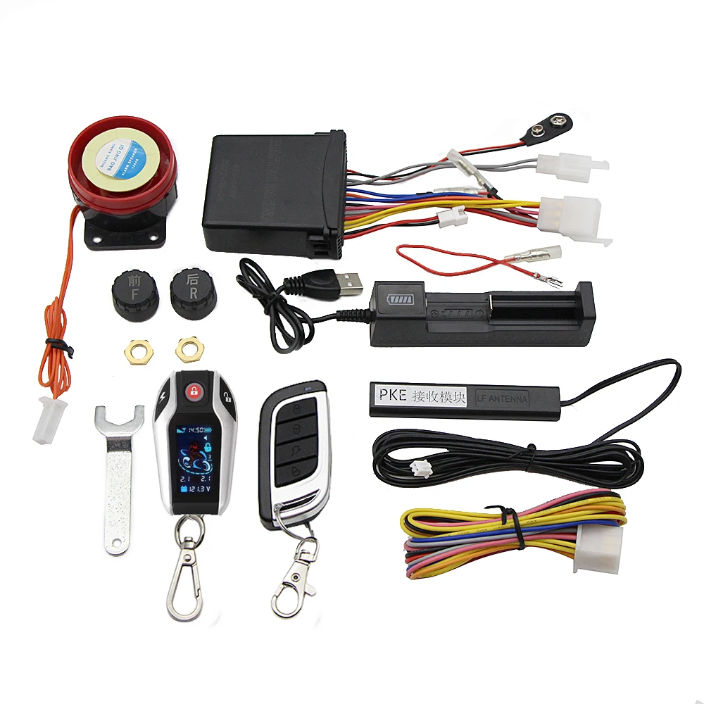 Новый мотоциклетный ЖК-экран, двусторонняя сигнализация, противоугонная система безопасности, перезаряжаемая батарея, монитор давления в шинах, PKE Sensing
Новый мотоциклетный ЖК-экран, двусторонняя сигнализация, противоугонная система безопасности, перезаряжаемая батарея, монитор давления в шинах, PKE Sensing