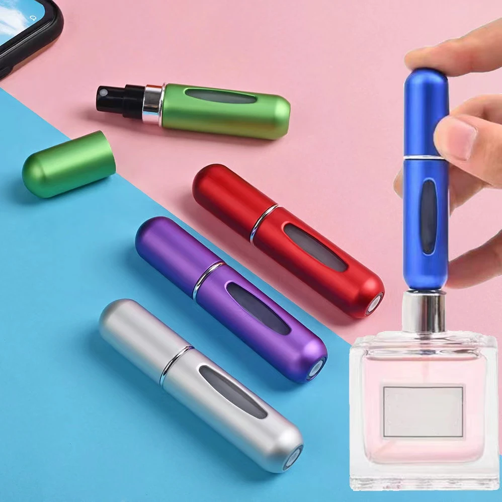 5ml Perfume Refill Bottle Portable Mini Refillable Spray Jar Scent Pump Empty Cosmetic Containers Atomizer for Travel Tool Hot
5ml Perfume Refill Bottle Portable Mini Refillable Spray Jar Scent Pump Empty Cosmetic Containers Atomizer for Travel Tool Hot
