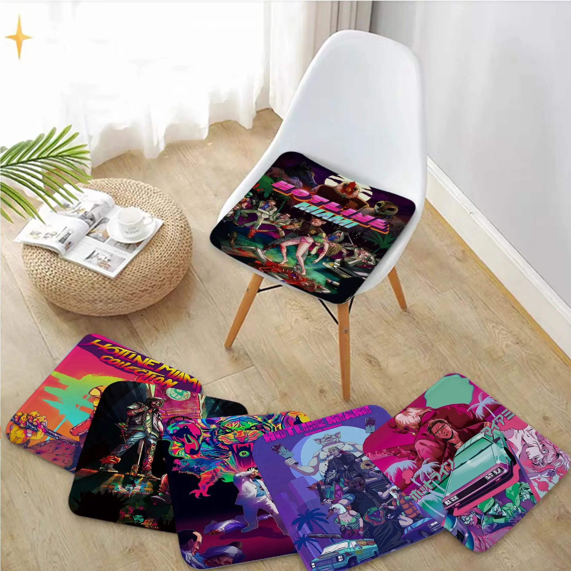 Hotline Miami Round Sofa Mat Dining Room Table Chair Cushions Unisex Fashion Anti-slip Sofa Decor Tatami
Hotline Miami Round Sofa Mat Dining Room Table Chair Cushions Unisex Fashion Anti-slip Sofa Decor Tatami