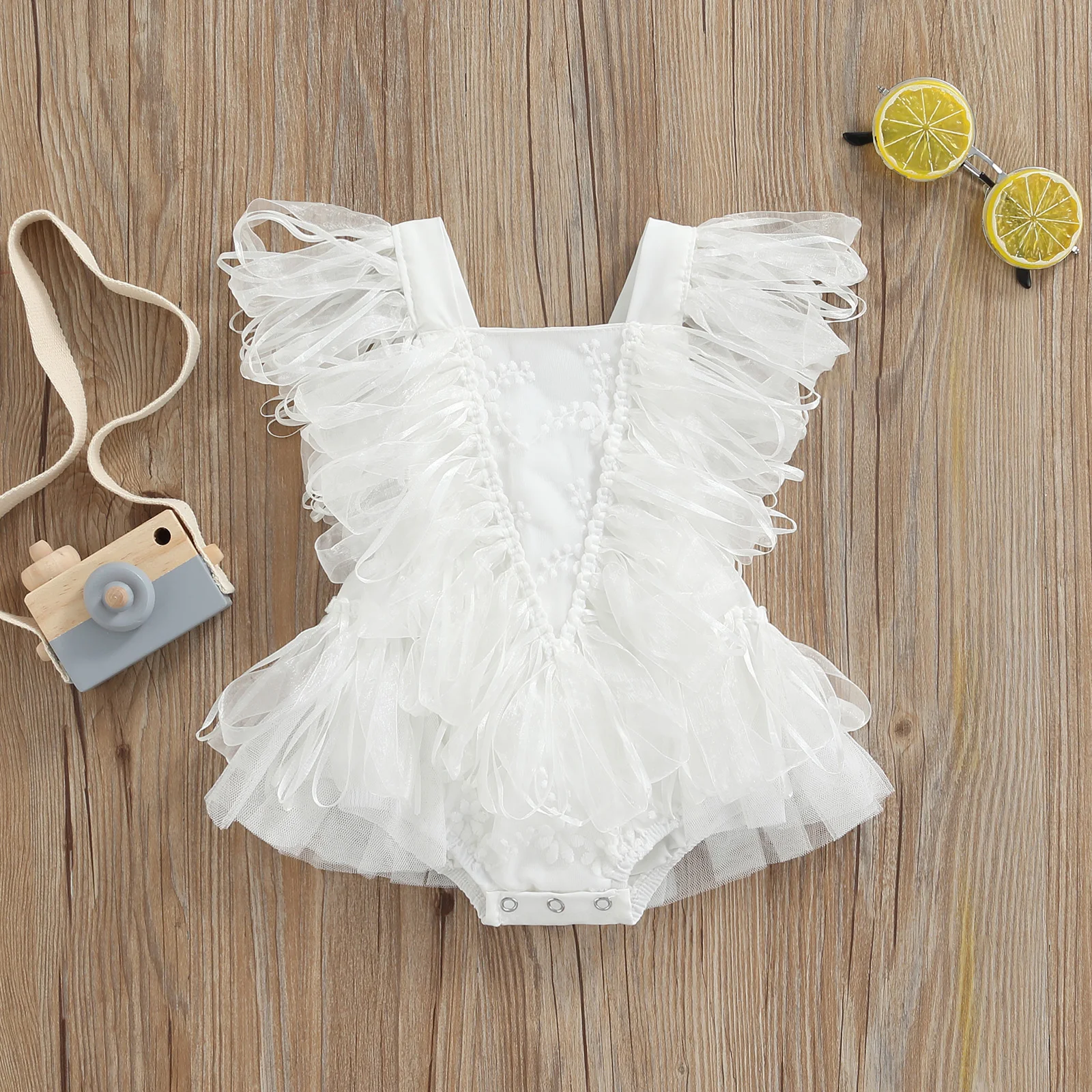 Summer Baby Sweet Princess Sleeveless Rompers with Ruffle Decoration Infant Newborns Lace Sweet Solid Color Bodysuits Outfits
Summer Baby Sweet Princess Sleeveless Rompers with Ruffle Decoration Infant Newborns Lace Sweet Solid Color Bodysuits Outfits