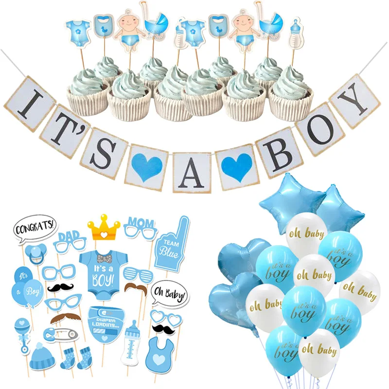 Baby Shower Girl Boy Decorations Set It's A Boy It's A Girl Letter Balloons Kids Birthday Party Decoration Baby Shower DIY Gifts
Baby Shower Girl Boy Decorations Set It's A Boy It's A Girl Letter Balloons Kids Birthday Party Decoration Baby Shower DIY Gifts