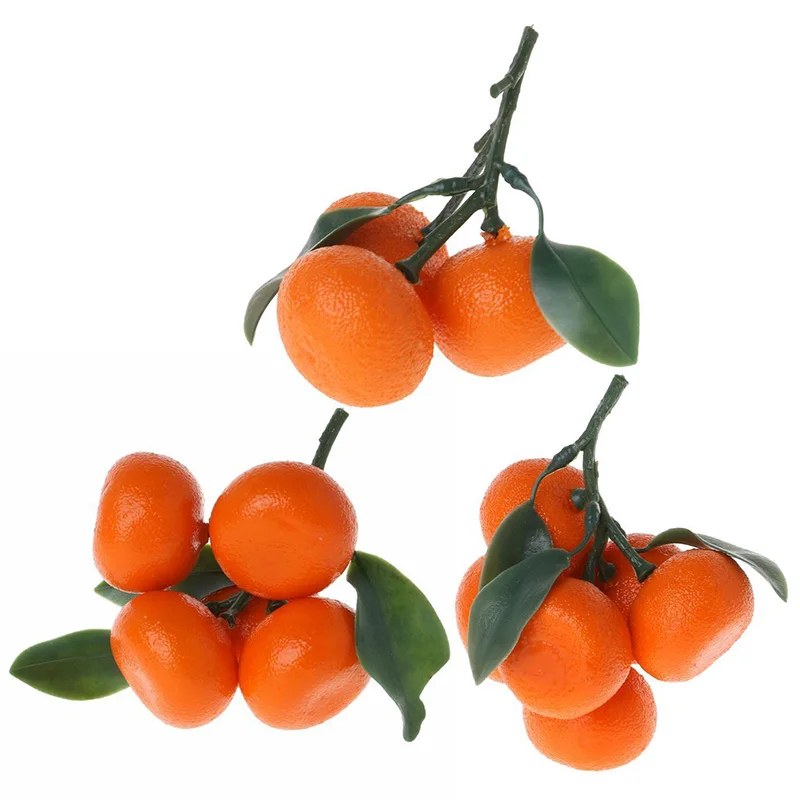 Artificial Foam Tangerine 3/5/6 Heads Oranges Kitchen Restaurant Food Display Fake Fruit Home Party Decor Fake Oranges Ornament
Artificial Foam Tangerine 3/5/6 Heads Oranges Kitchen Restaurant Food Display Fake Fruit Home Party Decor Fake Oranges Ornament