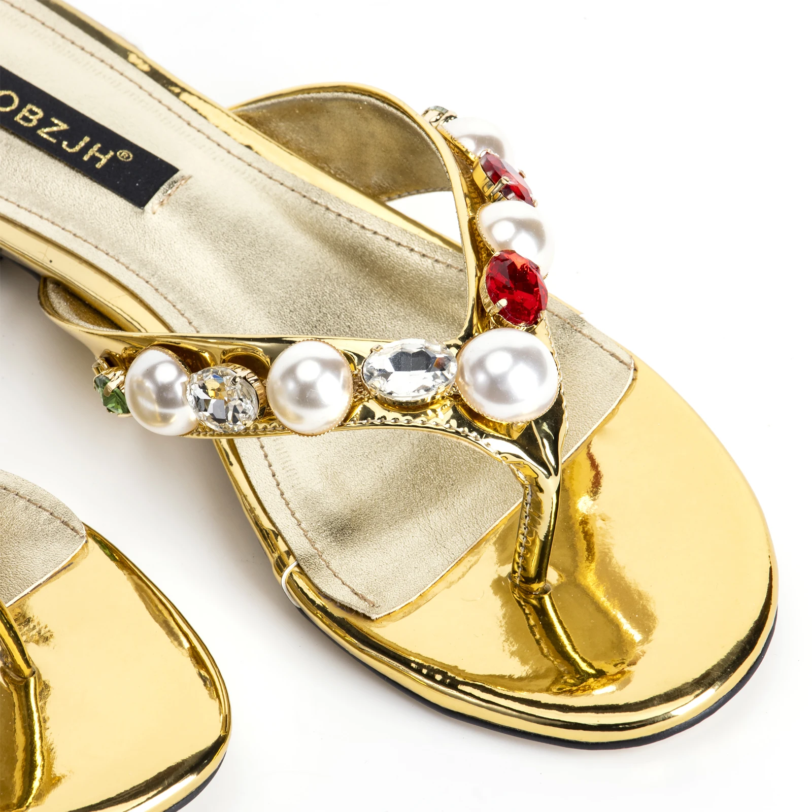 Designer New In Luxury Gold Crystal Rhinestone Leather Flip Flops Women's Slippers Casual Slides Fashion Clip Toe ladies Sandals
Designer New In Luxury Gold Crystal Rhinestone Leather Flip Flops Women's Slippers Casual Slides Fashion Clip Toe ladies Sandals
