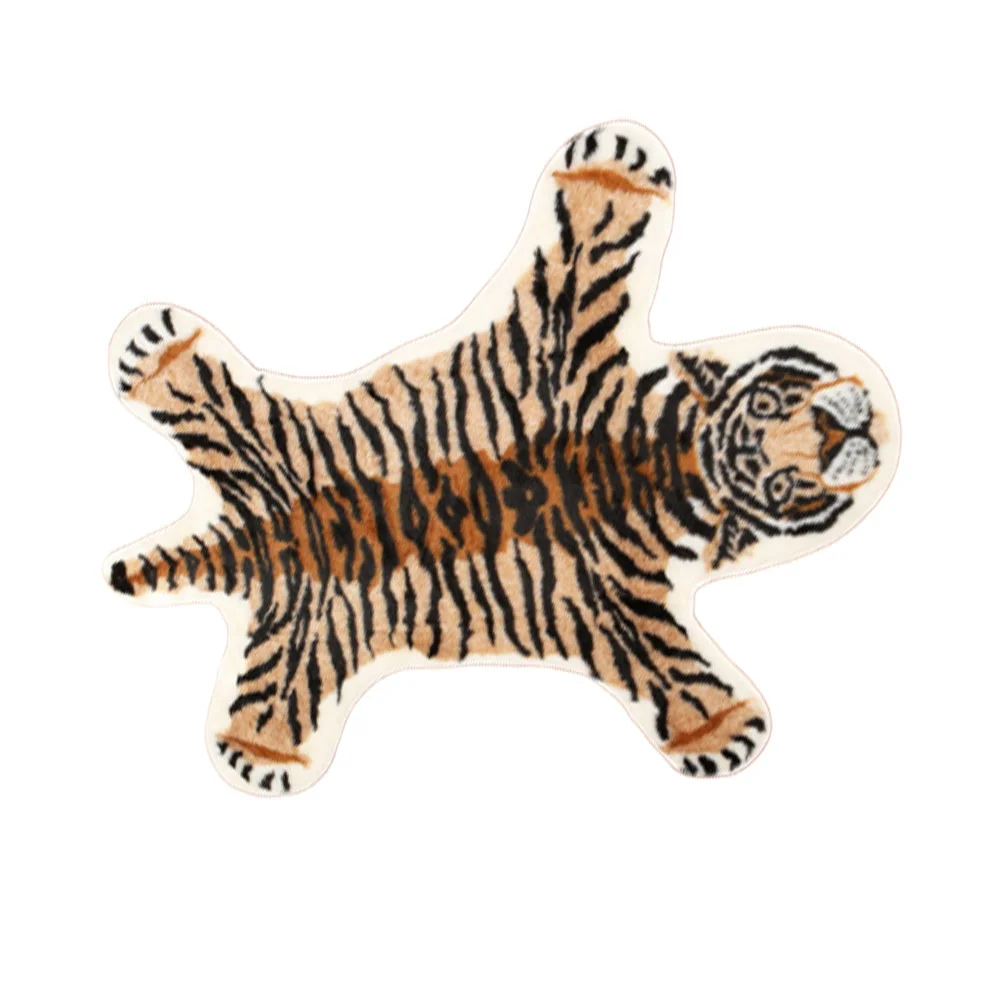 Tiger Rug Fluffy Carpet Bedroom Bedside Study Room Mat Home Floor Pad for Decoration
Tiger Rug Fluffy Carpet Bedroom Bedside Study Room Mat Home Floor Pad for Decoration