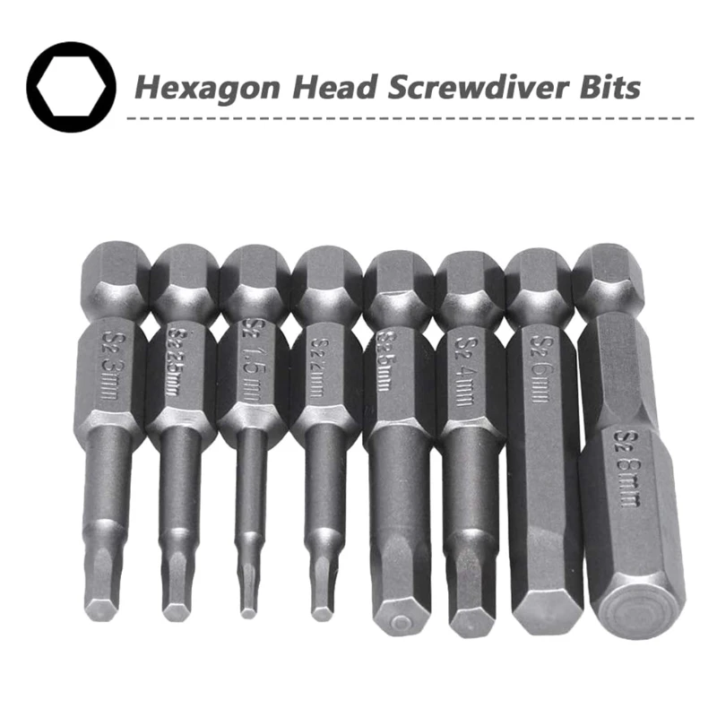 1 Set Hexagonal Shank, Alloy Steel Screwdriver Bit Commonly Used Lengthen Screw Driver Bits Set 8Pc
1 Set Hexagonal Shank, Alloy Steel Screwdriver Bit Commonly Used Lengthen Screw Driver Bits Set 8Pc