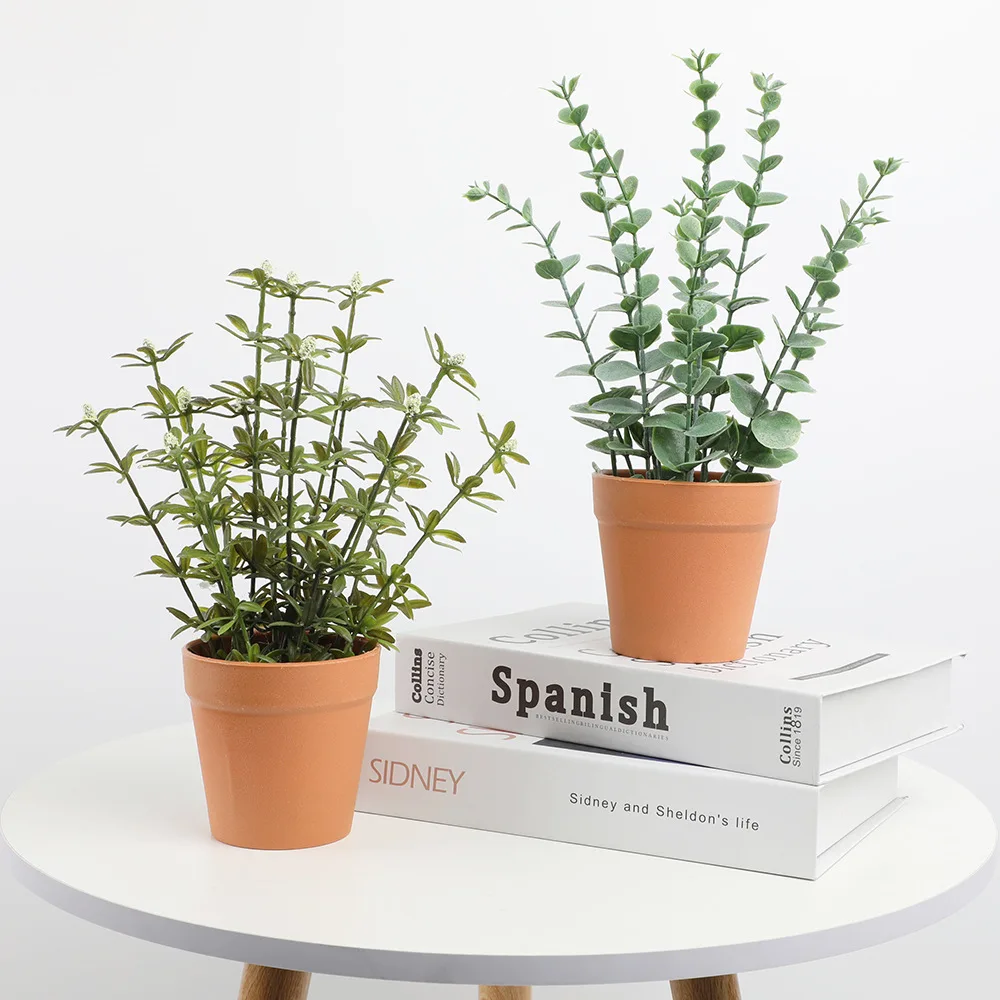 Artificial Plants Potted Eucalyptus Leaves Bonsai Sedum lineare Bonsai For Office Home Garden Decoration Wedding Party Decor
Artificial Plants Potted Eucalyptus Leaves Bonsai Sedum lineare Bonsai For Office Home Garden Decoration Wedding Party Decor