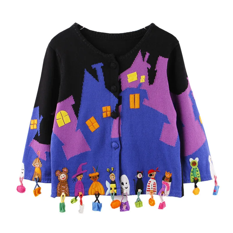 Spring Autumn Knitted Cardigan Heavy Industry Sweater Halloween Haunted House Elf Hand Retro Jacket Women's Cartoon
Spring Autumn Knitted Cardigan Heavy Industry Sweater Halloween Haunted House Elf Hand Retro Jacket Women's Cartoon