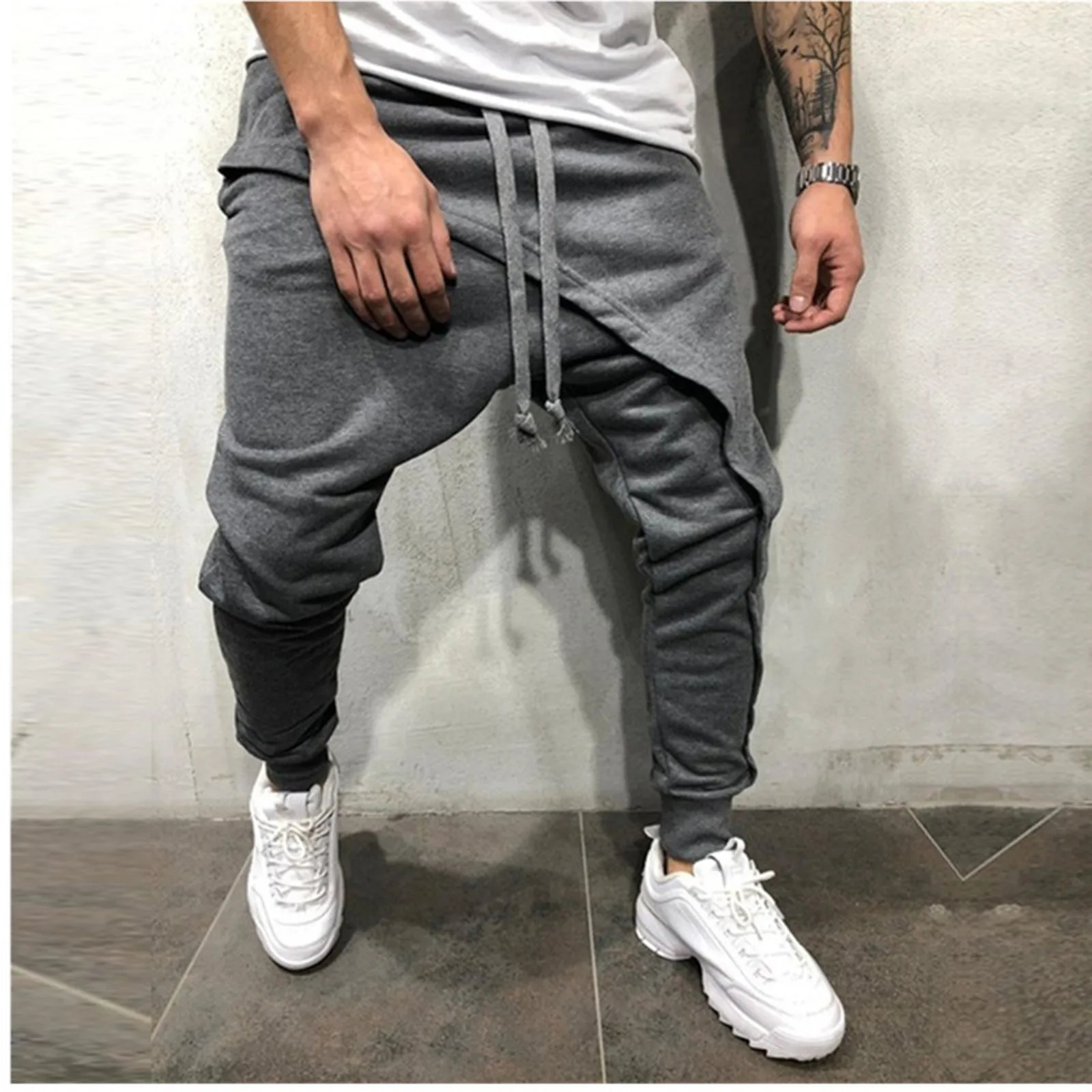 Men's Fashion Oversized Jogging Pants Hip Hop Slim Casual Sports Pull Rope Pants
Men's Fashion Oversized Jogging Pants Hip Hop Slim Casual Sports Pull Rope Pants