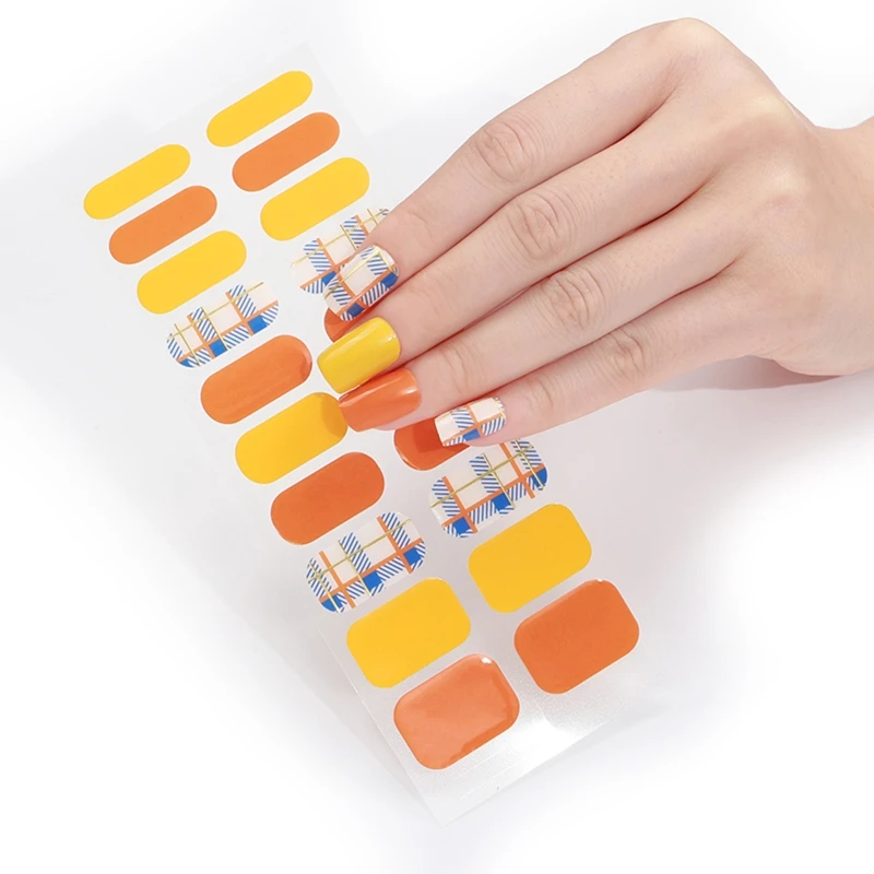 Semicured Gel Nail Stickers UV/LED Lamp Required 20 Gel Nail Polish Wraps Fashion Design Gel Nail Art Stickers for Women
Semicured Gel Nail Stickers UV/LED Lamp Required 20 Gel Nail Polish Wraps Fashion Design Gel Nail Art Stickers for Women