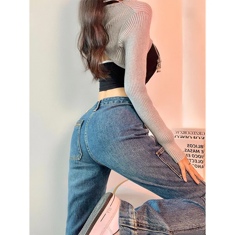 Vintage Jeans High Street High Waist Strap Y2k Jeans Zipper Multi Pocket Straight Tube Overalls Style Streetwear Pants Clothing
Vintage Jeans High Street High Waist Strap Y2k Jeans Zipper Multi Pocket Straight Tube Overalls Style Streetwear Pants Clothing