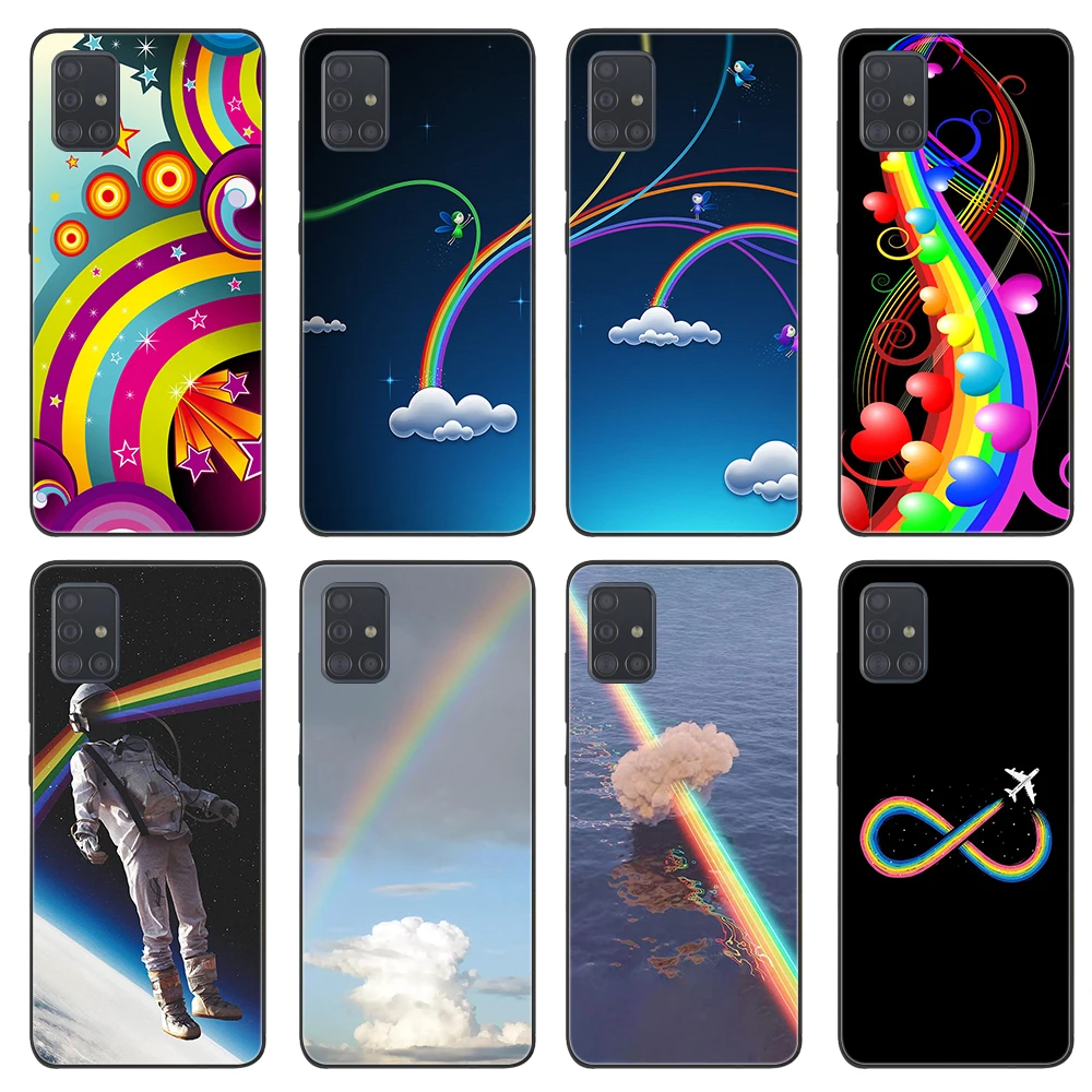 Rainbow Cases for Samsung A52 Case A12 A51 A53 A52S A33 5G A32 Soft Silicone Cover on Samsung A50 A71 A21S A22 A72 A03 A21 Funda
Rainbow Cases for Samsung A52 Case A12 A51 A53 A52S A33 5G A32 Soft Silicone Cover on Samsung A50 A71 A21S A22 A72 A03 A21 Funda