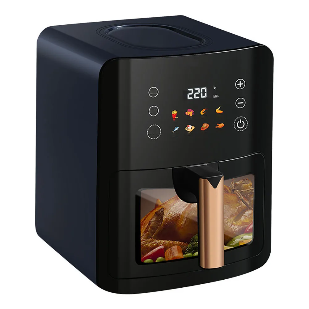 5l Electric Oil Free Air Fryer Kitchen Fryer Smart Home Visualization Timing Overheating Protection Oil Free 1300w High Power
5l Electric Oil Free Air Fryer Kitchen Fryer Smart Home Visualization Timing Overheating Protection Oil Free 1300w High Power