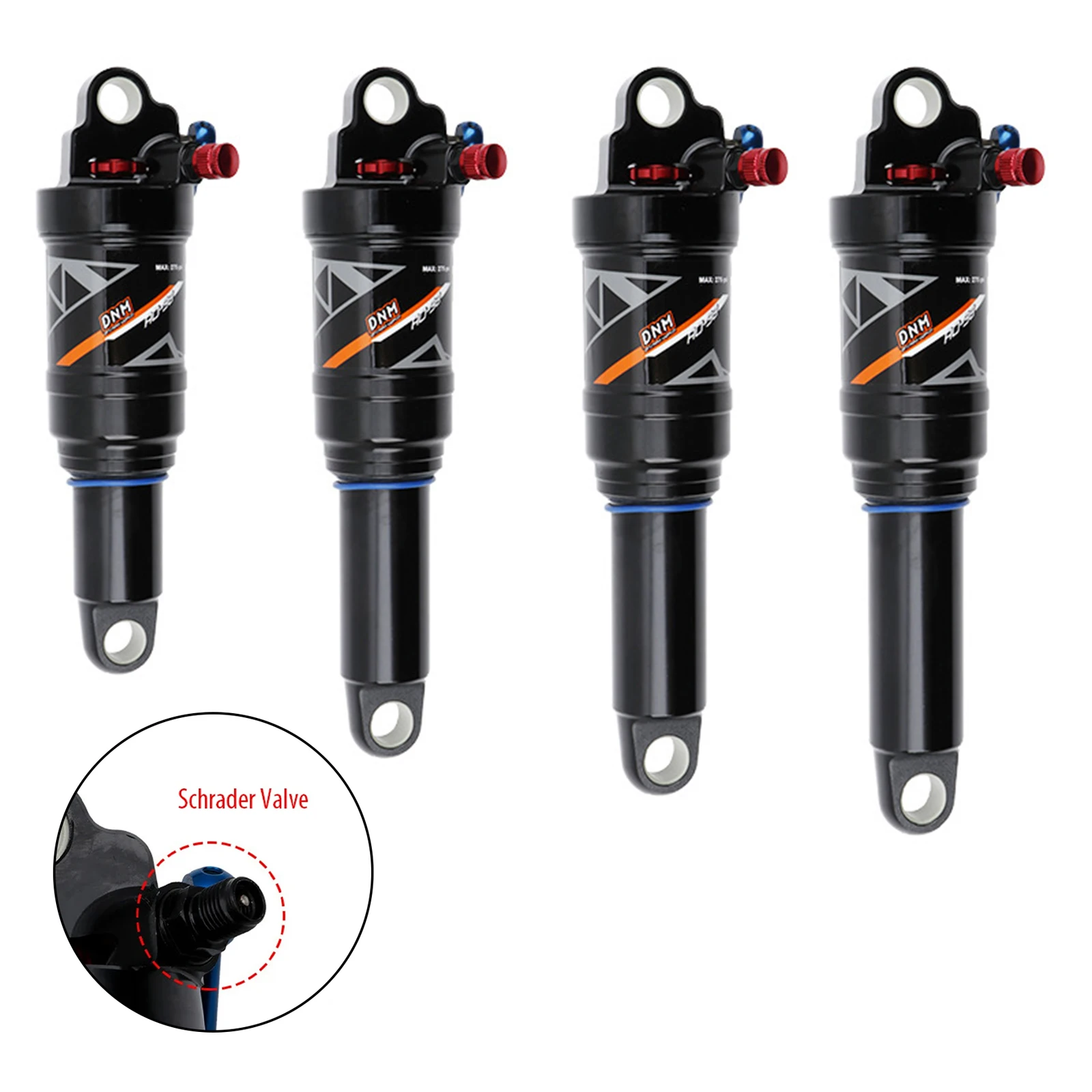 High Quality 2023 New Rear Shock Air Aluminum Alloy Black DNM AO-38RL For DH XC AM Rebound/Lock Out/Air Pressure
High Quality 2023 New Rear Shock Air Aluminum Alloy Black DNM AO-38RL For DH XC AM Rebound/Lock Out/Air Pressure