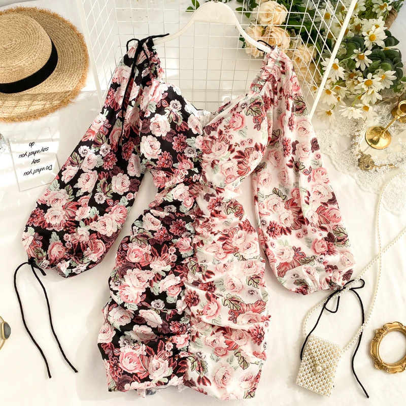 Hikigawa Chic Fashion Vintage Elegant Contrast Color Lartern Long Sleeve Floral Printed Dresses For Women Pleated Vestidos Mujer
Hikigawa Chic Fashion Vintage Elegant Contrast Color Lartern Long Sleeve Floral Printed Dresses For Women Pleated Vestidos Mujer