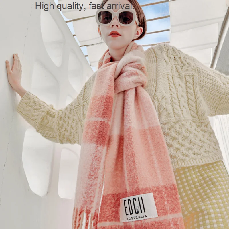Wool Scarf Women's Autumn and Winter New Fashionable Warm All-Matching Girlish Rainbow Shawl
Wool Scarf Women's Autumn and Winter New Fashionable Warm All-Matching Girlish Rainbow Shawl