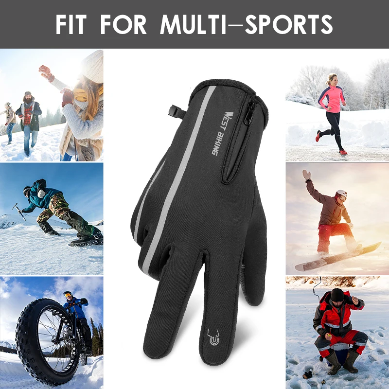 Outdoor Warm Gloves Fashionable Reflective Stripe Night Cycling Mittens Non-slip Silicone Fingertip Touch Screen Moto Gloves
Outdoor Warm Gloves Fashionable Reflective Stripe Night Cycling Mittens Non-slip Silicone Fingertip Touch Screen Moto Gloves