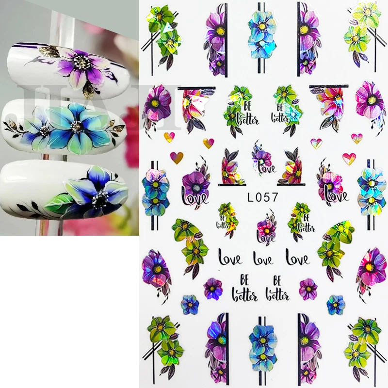 3D Nail Sticker Waterproof Shining Stickers for Nails Geometry Lines Love Red Flower Nail Art Decoration Aurora Silver Design
3D Nail Sticker Waterproof Shining Stickers for Nails Geometry Lines Love Red Flower Nail Art Decoration Aurora Silver Design