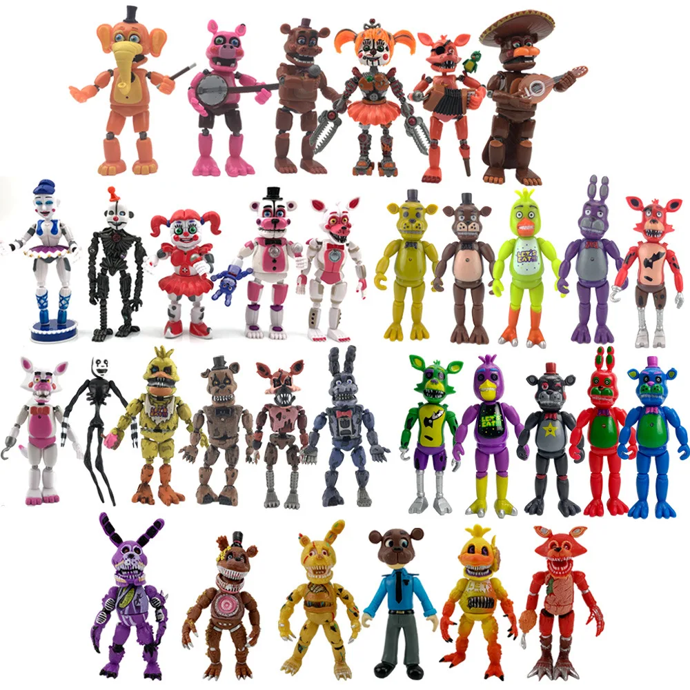 Фигурка fnafAnime Five Nights, ПВХ кукла, экшн-фигурки, Фредди, фотокси, триллер, приключения, игры, куклы, игрушки
Фигурка fnafAnime Five Nights, ПВХ кукла, экшн-фигурки, Фредди, фотокси, триллер, приключения, игры, куклы, игрушки