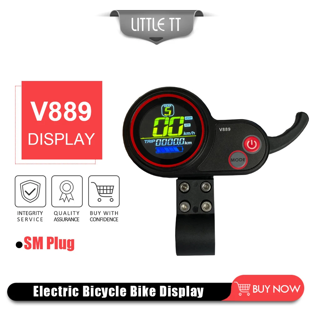 36/48V 30A 1000W Dual Mode Hall Controller + V889 Color Display Control Panel For Electric Scooter E-Bike UART No.2 Protocol
36/48V 30A 1000W Dual Mode Hall Controller + V889 Color Display Control Panel For Electric Scooter E-Bike UART No.2 Protocol