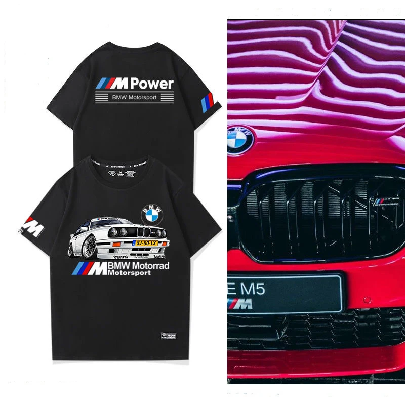 The latest official flagship store free shipping print logo BMW short-sleeved cotton T-shirt half-sleeved clothes casual
The latest official flagship store free shipping print logo BMW short-sleeved cotton T-shirt half-sleeved clothes casual