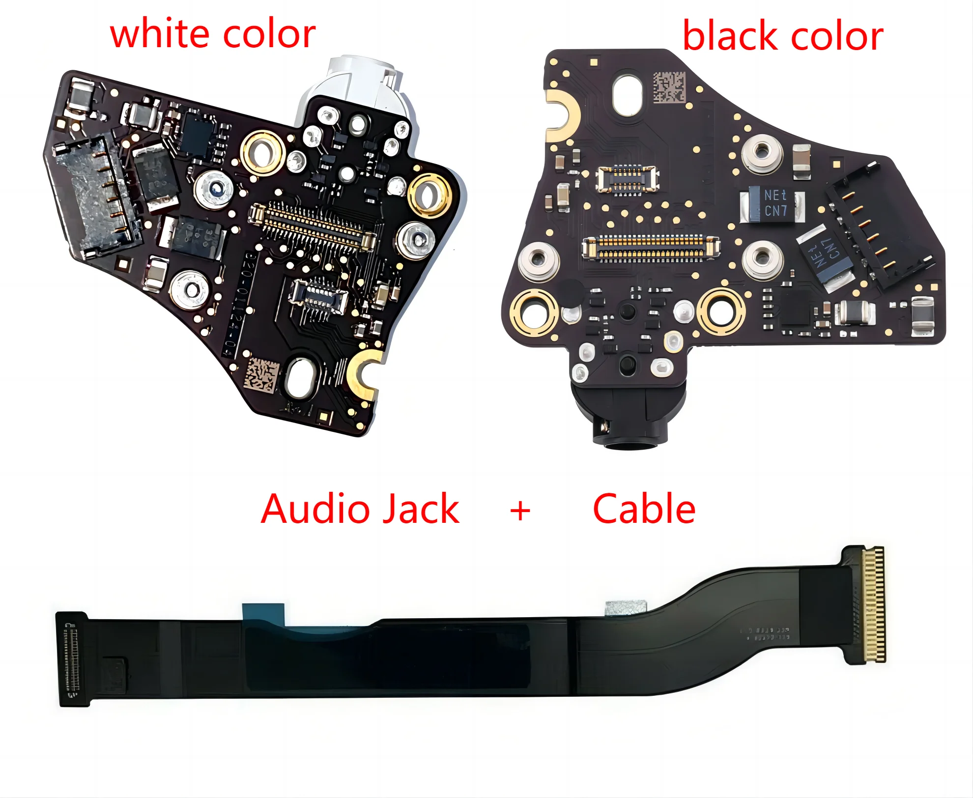 For Macbook Air 13" A1932 Headphone Audio Jack Board with Flex Cable Replacement Part
For Macbook Air 13" A1932 Headphone Audio Jack Board with Flex Cable Replacement Part