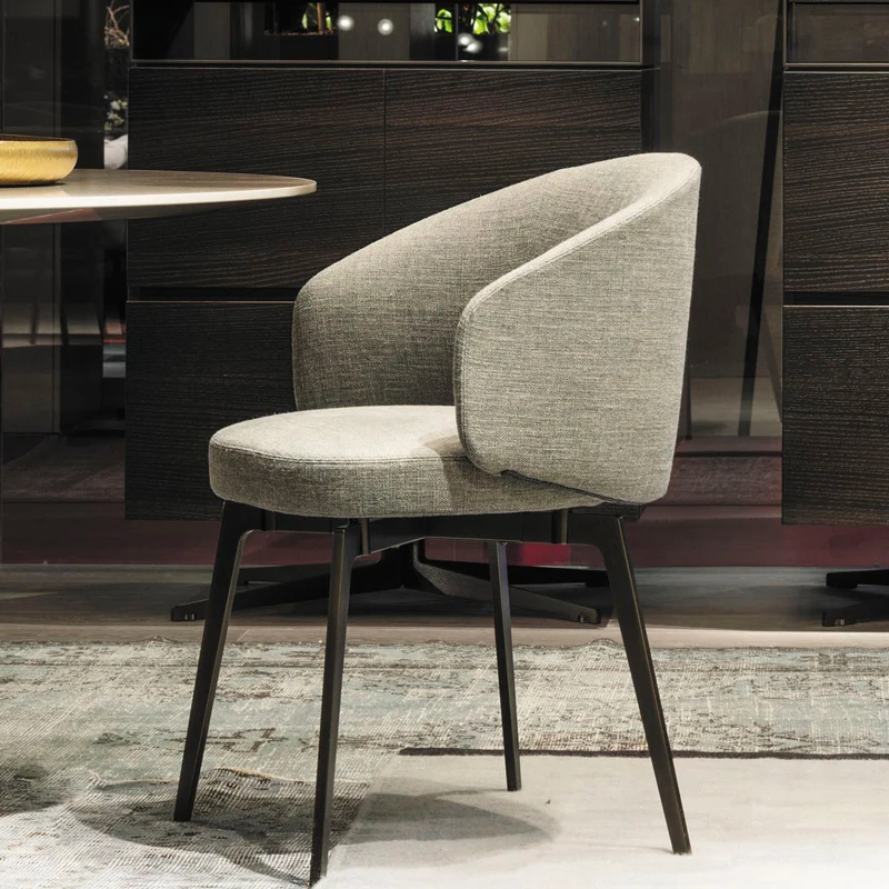 Custom Nordic Dining Chair Light Luxury Italian Modern Minimalist Home Stool Designer Model Room Wrought Iron Retro Furniture
Custom Nordic Dining Chair Light Luxury Italian Modern Minimalist Home Stool Designer Model Room Wrought Iron Retro Furniture