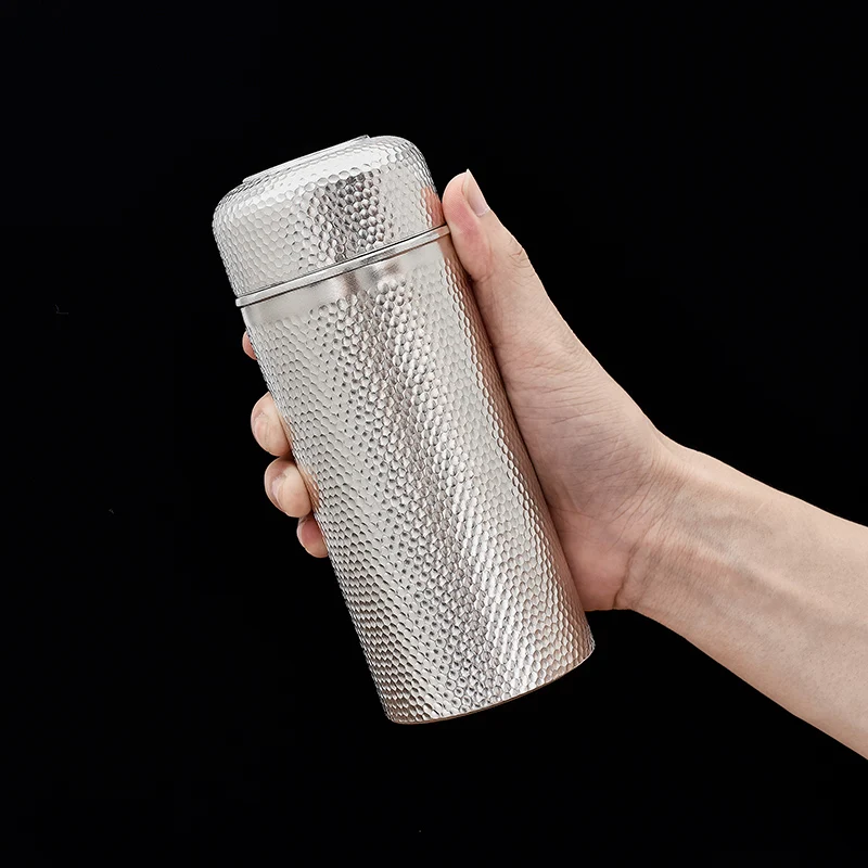 Sterling Silver Water Cup Foot Silver 999 Silver Tea Cup Inside and Outside all Silver One Cup Hammer Pattern Insulation Cup
Sterling Silver Water Cup Foot Silver 999 Silver Tea Cup Inside and Outside all Silver One Cup Hammer Pattern Insulation Cup