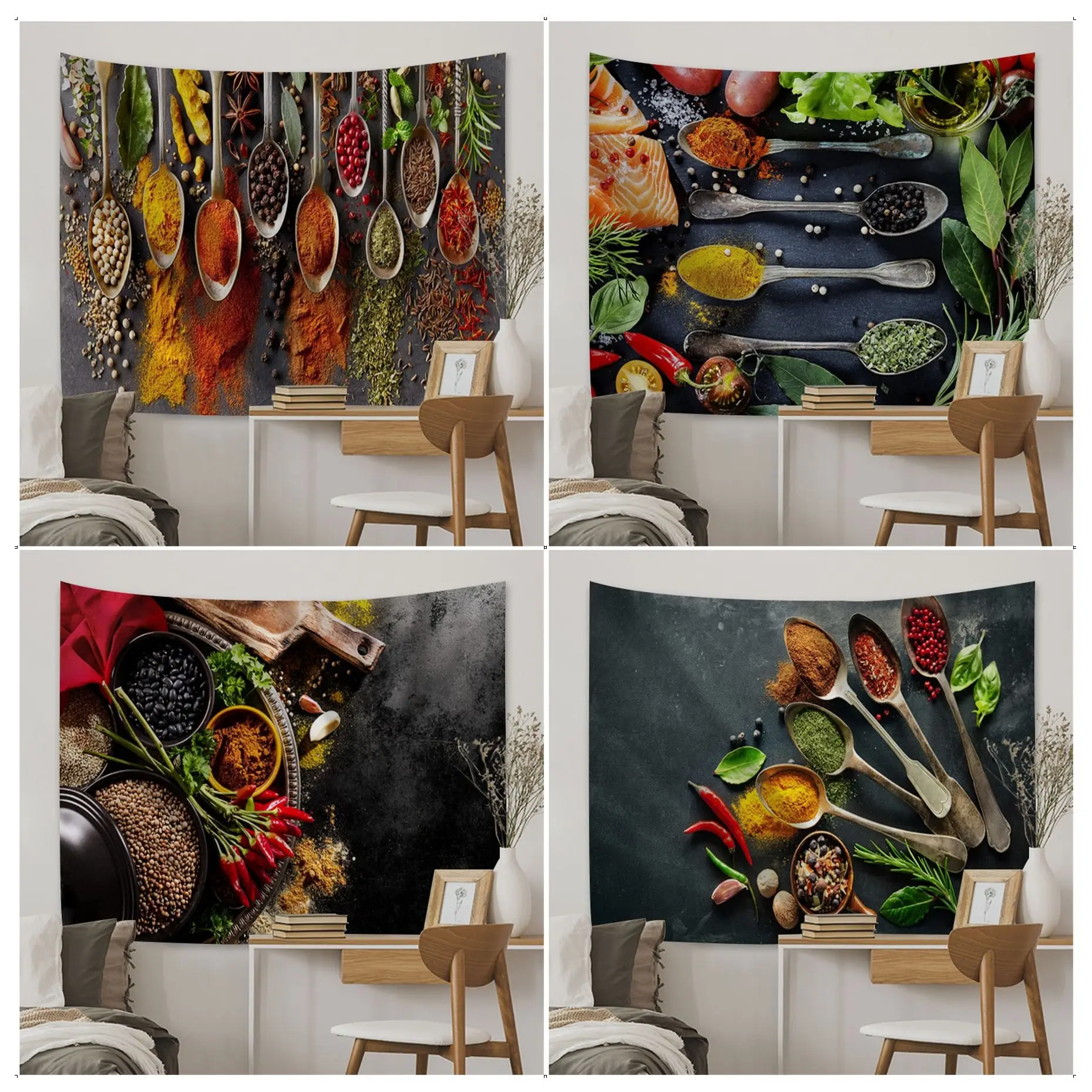 Kitchen Seasoning Chili Printed Large Wall Tapestry Japanese Wall Tapestry Anime Wall Hanging Sheets
Kitchen Seasoning Chili Printed Large Wall Tapestry Japanese Wall Tapestry Anime Wall Hanging Sheets