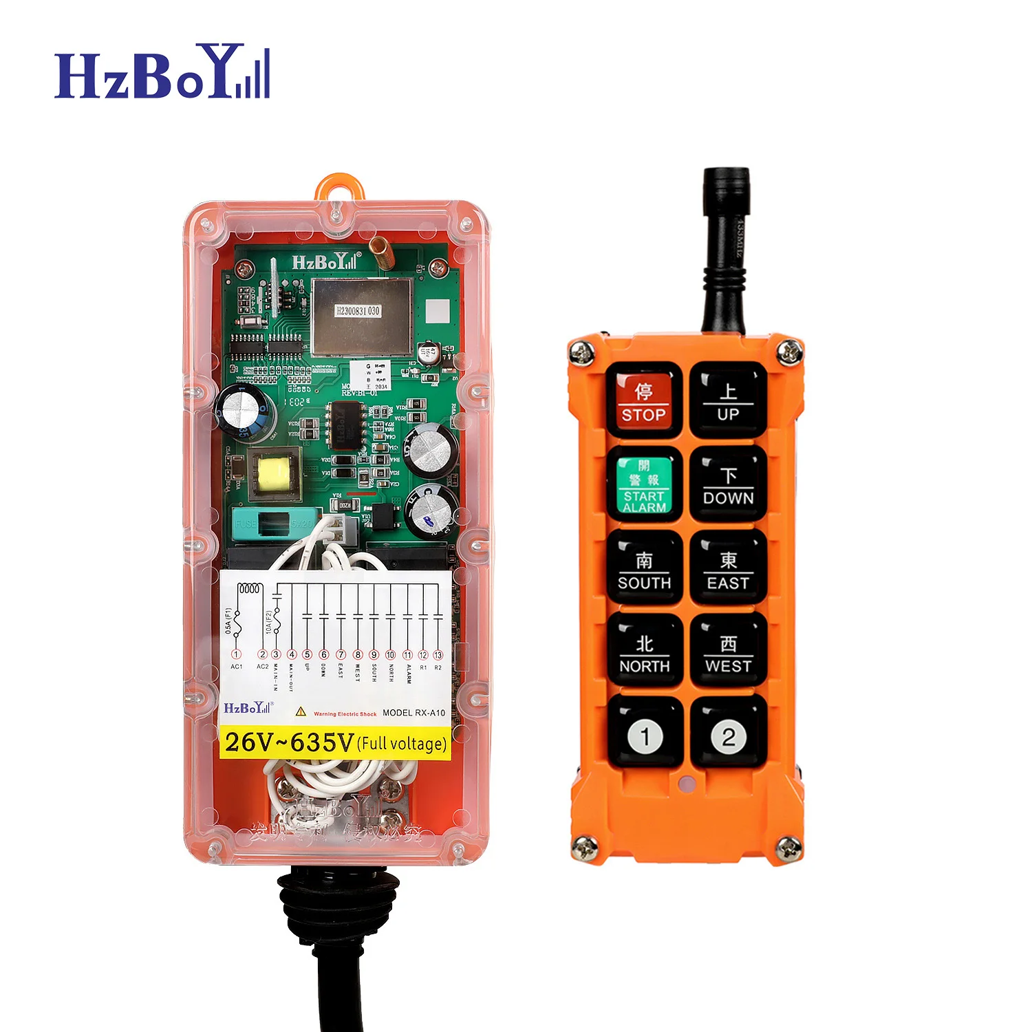 F23-A+ 433Mhz 868Mhz Industrial Remote Control Electric Hoist Remote Control Wireless Remote Control
F23-A+ 433Mhz 868Mhz Industrial Remote Control Electric Hoist Remote Control Wireless Remote Control