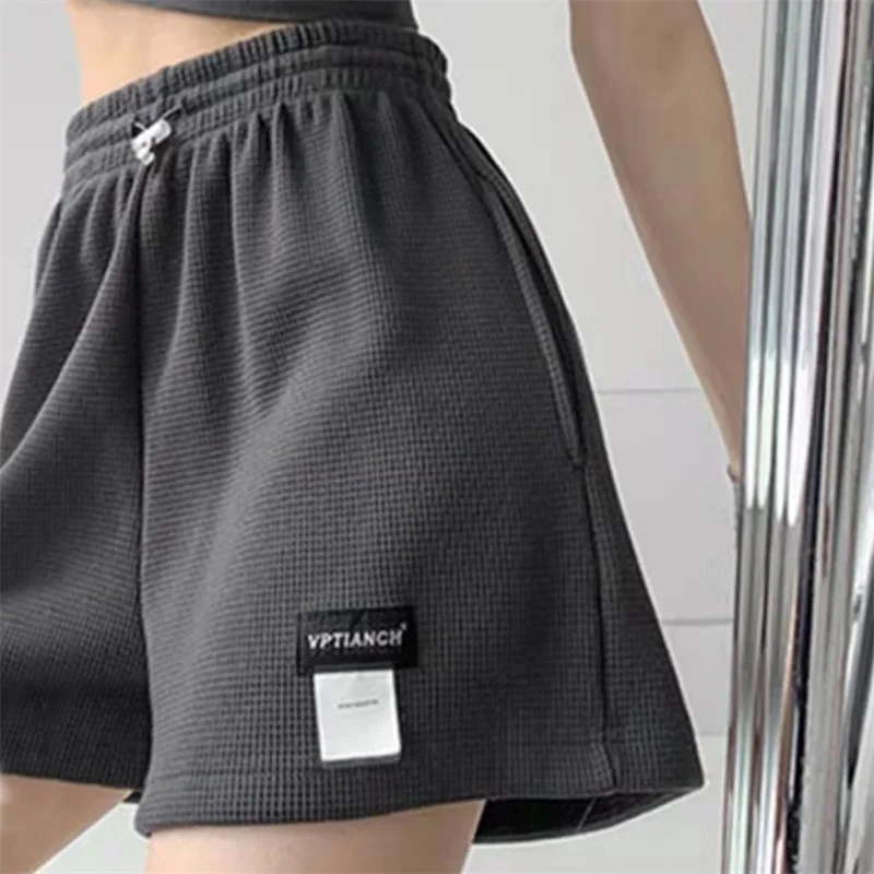 Women's Shorts Summer High Waisted Sports Shorts Loose Bottoms Female Casual Elastic Hot Pants Solid Color Homewear New 2023
Women's Shorts Summer High Waisted Sports Shorts Loose Bottoms Female Casual Elastic Hot Pants Solid Color Homewear New 2023