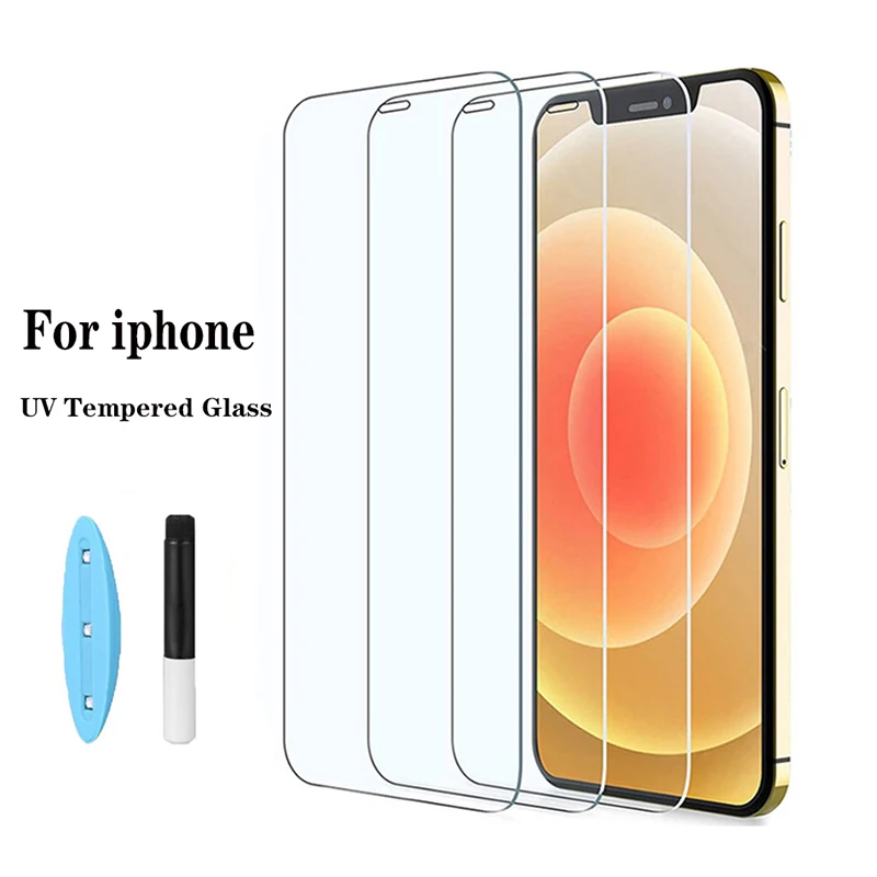 Nano Liquid Glue Tempered Glass For iphone 13 12 11 Pro 6 7 8 Plus SE UV Screen Protector 13pro XR XS Max Phone Protective Film
Nano Liquid Glue Tempered Glass For iphone 13 12 11 Pro 6 7 8 Plus SE UV Screen Protector 13pro XR XS Max Phone Protective Film