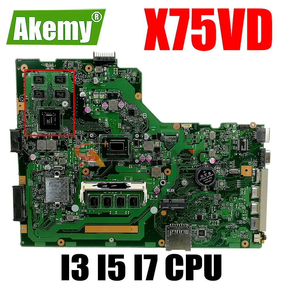 Материнская плата для ноутбука X75VD, I3 I5 I7 2-го поколения, ЦП 3-го поколения для ASUS X75VD1 X75VD X75VB X75VC X75V, оригинальная фотография
Материнская плата для ноутбука X75VD, I3 I5 I7 2-го поколения, ЦП 3-го поколения для ASUS X75VD1 X75VD X75VB X75VC X75V, оригинальная фотография