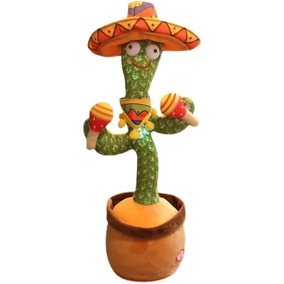 Dancing Cactu Cowboy Styling Rechargeable 120 Song Plush Shaketoy Dancing Cactu Electron Toddler Cactu Birthday Present Gift
Dancing Cactu Cowboy Styling Rechargeable 120 Song Plush Shaketoy Dancing Cactu Electron Toddler Cactu Birthday Present Gift