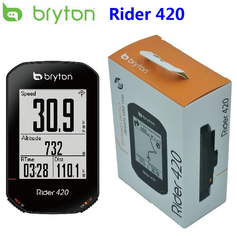 Bryton Rider 420 GPS Cycling Computer Enabled Bicycle/Bike Computer and Bryton mount Waterproof wireless speedometer New 2020
Bryton Rider 420 GPS Cycling Computer Enabled Bicycle/Bike Computer and Bryton mount Waterproof wireless speedometer New 2020