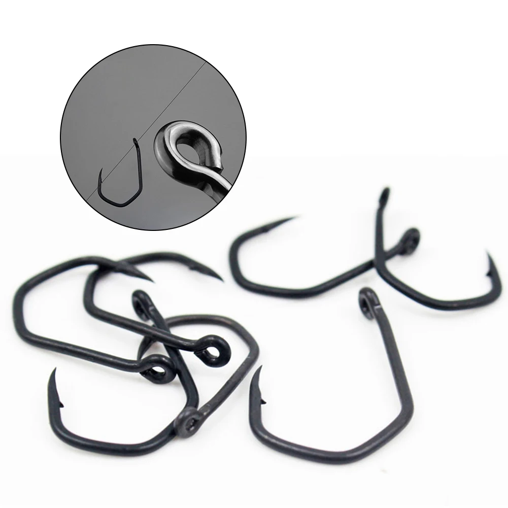 50X Carp Fishing V-Curve Barbed Hooks Catfish Fishhook 2/4/6/8# High-Carbon Steel Sharp Barbed Chod Hair Rigs Hooks Pesca Tackle
50X Carp Fishing V-Curve Barbed Hooks Catfish Fishhook 2/4/6/8# High-Carbon Steel Sharp Barbed Chod Hair Rigs Hooks Pesca Tackle