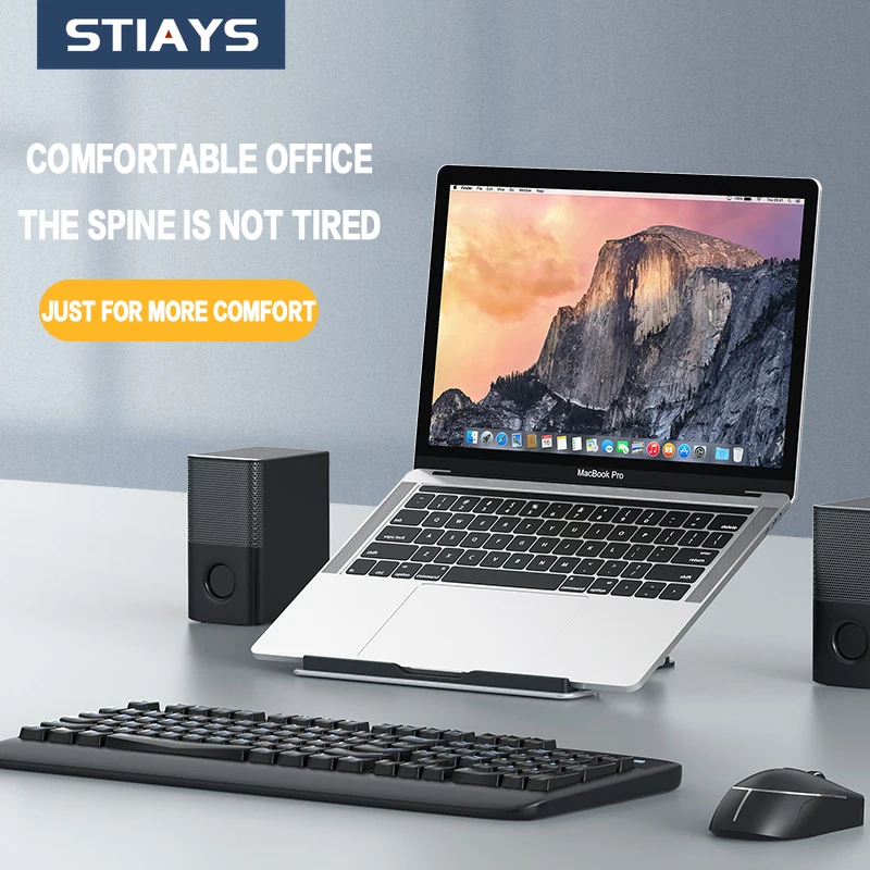 STIAYS Laptop Stand Holder Foldable Aluminum Vertical Notebook Stand Laptop Support Macbook Pro Tablet Stand For Macbook Air Pro
STIAYS Laptop Stand Holder Foldable Aluminum Vertical Notebook Stand Laptop Support Macbook Pro Tablet Stand For Macbook Air Pro
