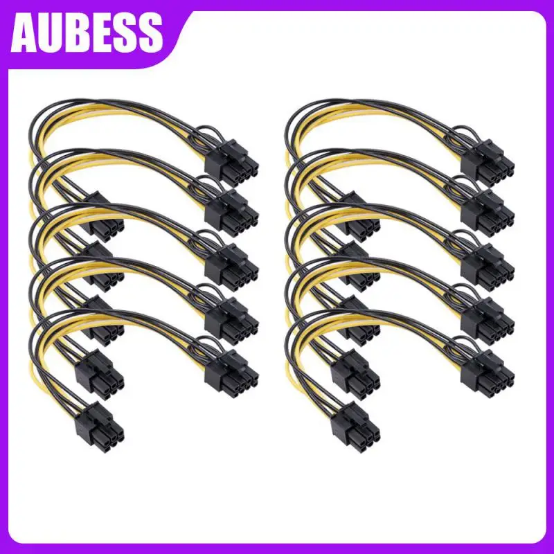 Yellow Black 6 Pin To 8 Pin Graphic Adapter Cable Graphics Video Card Data Cable Splitter Express To Dual Converter Cable New
Yellow Black 6 Pin To 8 Pin Graphic Adapter Cable Graphics Video Card Data Cable Splitter Express To Dual Converter Cable New