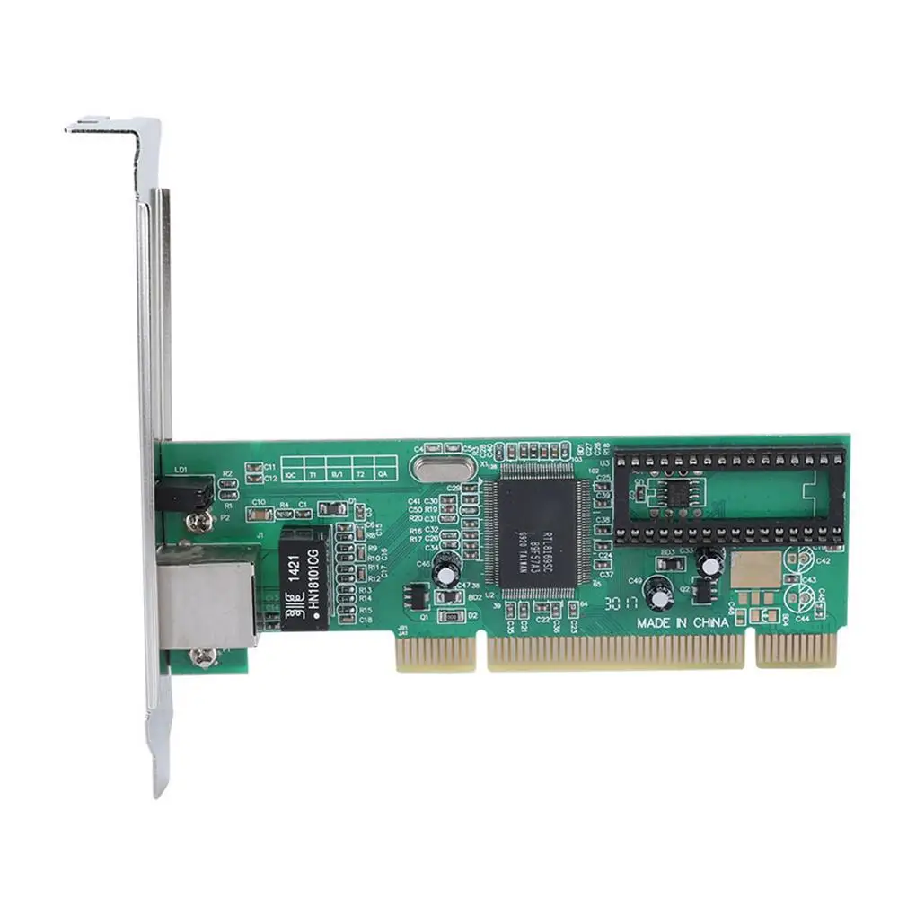 

Desktop Network Card Professional Simple Transmission Components High Speed PCI Adapter Connector Computers Component