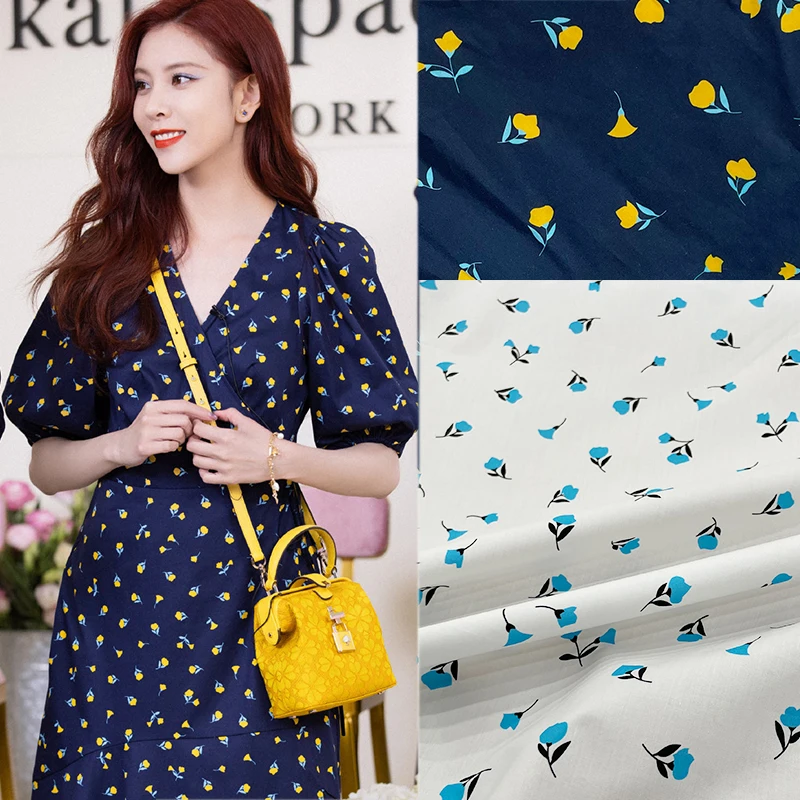 Natural Organic Pure Cotton Poplin Fabric Brand Fashion Design Floral Printed Fabrics Cloth for Dress Per Meter Sewing Material
Natural Organic Pure Cotton Poplin Fabric Brand Fashion Design Floral Printed Fabrics Cloth for Dress Per Meter Sewing Material