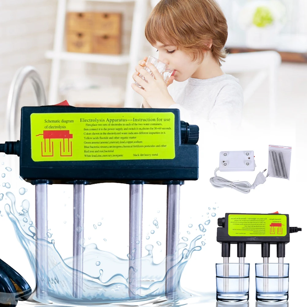 Protable Household Water Quality Electrolyser Test Electrolysis Iron Bars Water Tester Electrolyzer Quick Water Quality Dropship
Protable Household Water Quality Electrolyser Test Electrolysis Iron Bars Water Tester Electrolyzer Quick Water Quality Dropship