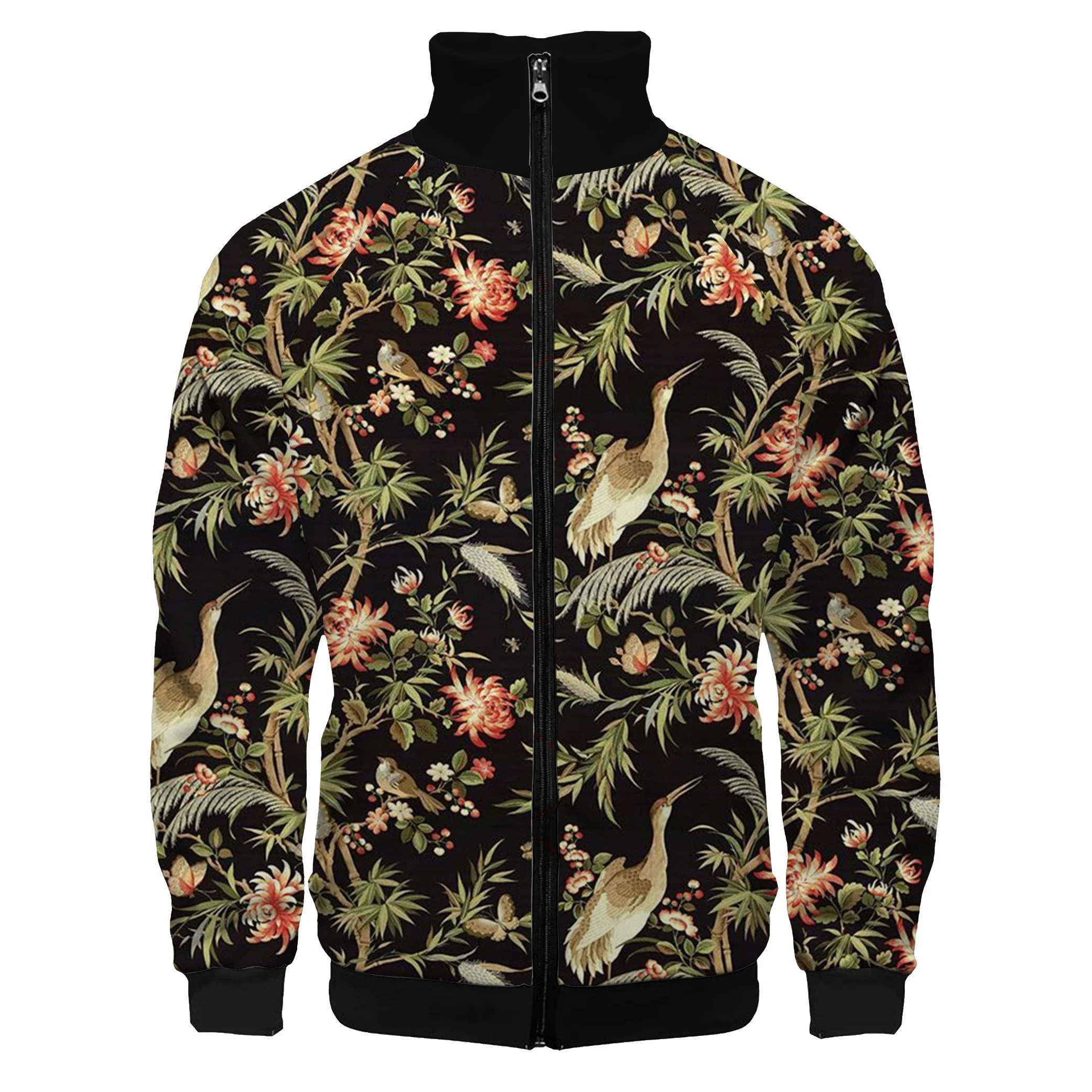 2022 Spring Autumn New Fashion Cool 3d Digital Printing Men's Jackets Casual flower bird O Neck Long Sleeve Coats Tops M-5XL
2022 Spring Autumn New Fashion Cool 3d Digital Printing Men's Jackets Casual flower bird O Neck Long Sleeve Coats Tops M-5XL