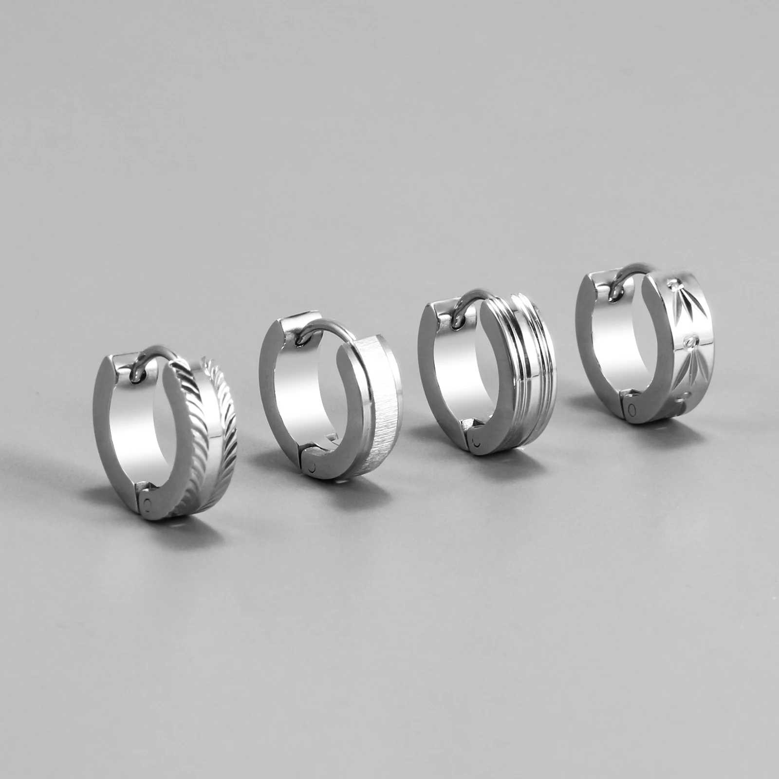 Simple Hoop Earring for Ladies 316L Stainless Steel Silver Color Fashion Jewelry Sets Accessories Waterproof
Simple Hoop Earring for Ladies 316L Stainless Steel Silver Color Fashion Jewelry Sets Accessories Waterproof
