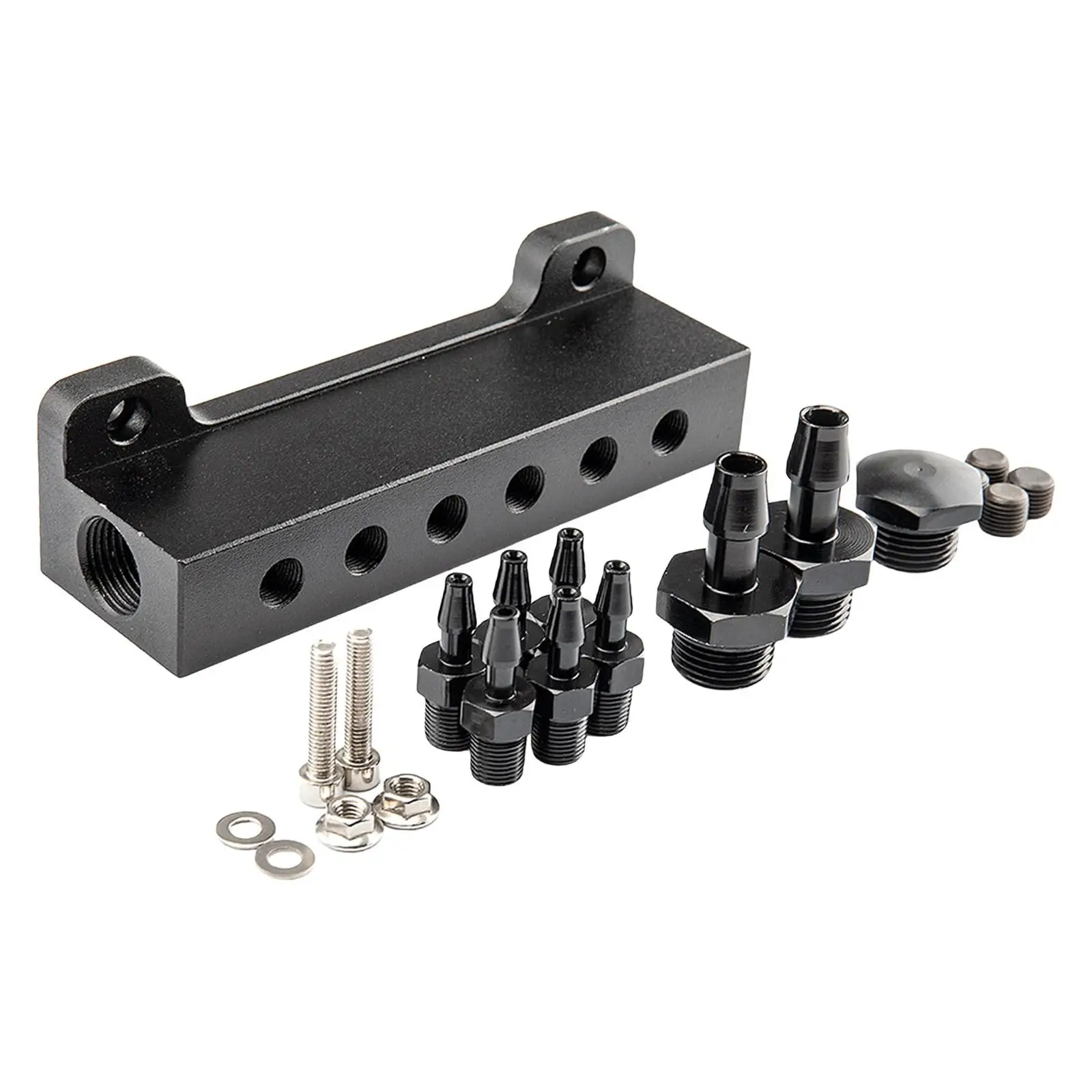 6 Port 1/8" NPT Vacuum Manifold Kit Accessory Fit for Racing Turbo Boost Intake Manifold
6 Port 1/8" NPT Vacuum Manifold Kit Accessory Fit for Racing Turbo Boost Intake Manifold