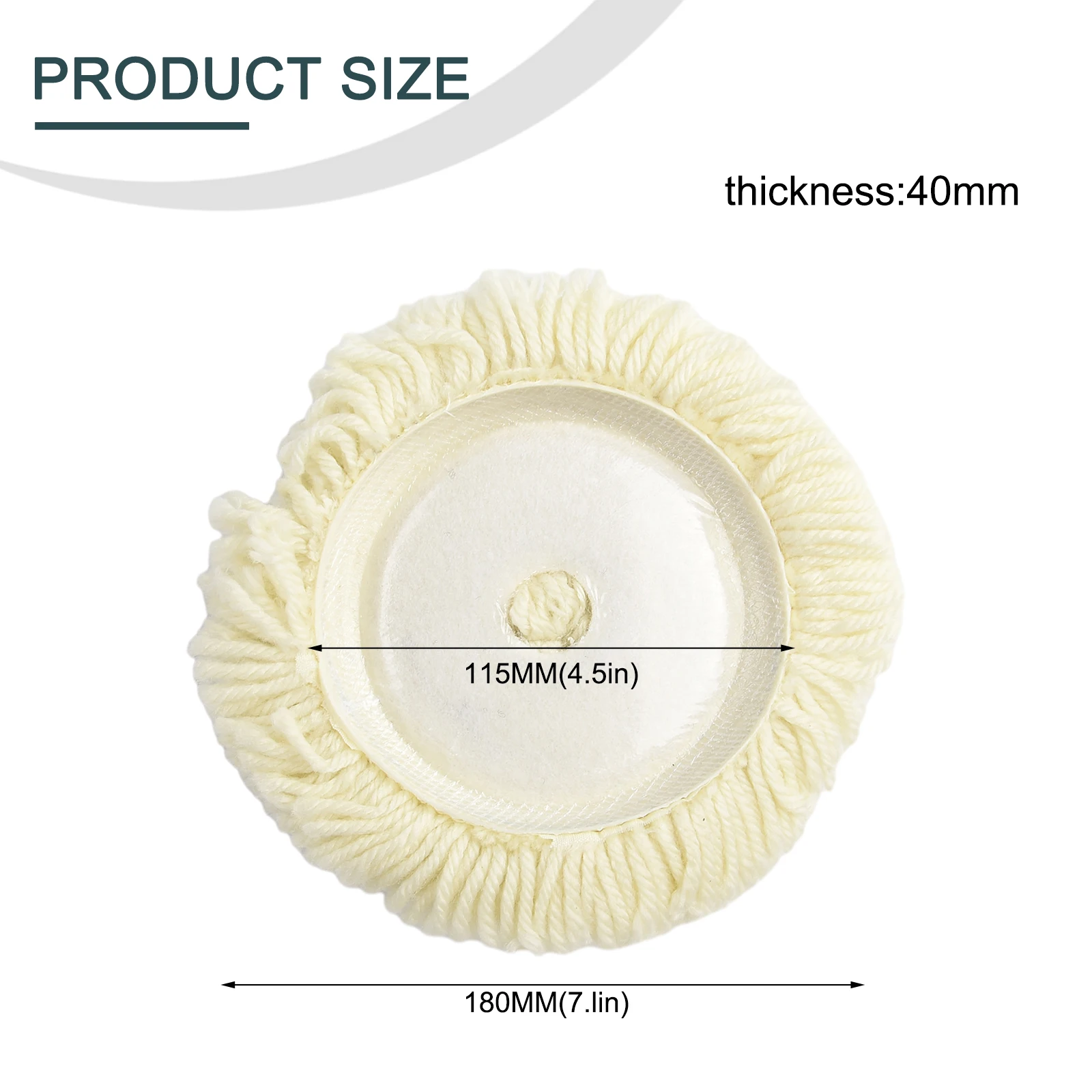 180mm 7inch Grinding Polishing Bonnet Pad Soft Wool Clean Furniture Car Vehicle Wool Polisher Pads For Car Polisher Car Paint
180mm 7inch Grinding Polishing Bonnet Pad Soft Wool Clean Furniture Car Vehicle Wool Polisher Pads For Car Polisher Car Paint